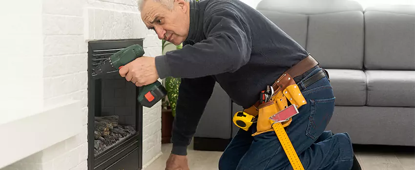 New Indoor Fireplace Installation in Council Bluffs, Iowa